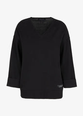 Armani Exchange maglione scollo a v donna