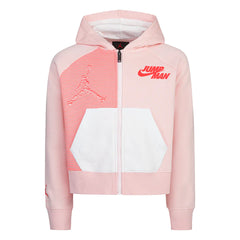 Nike Jordan felpa fullzip con cappuccio bambina