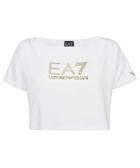 Ea7 Emporio Armani t-shirt cropped donna