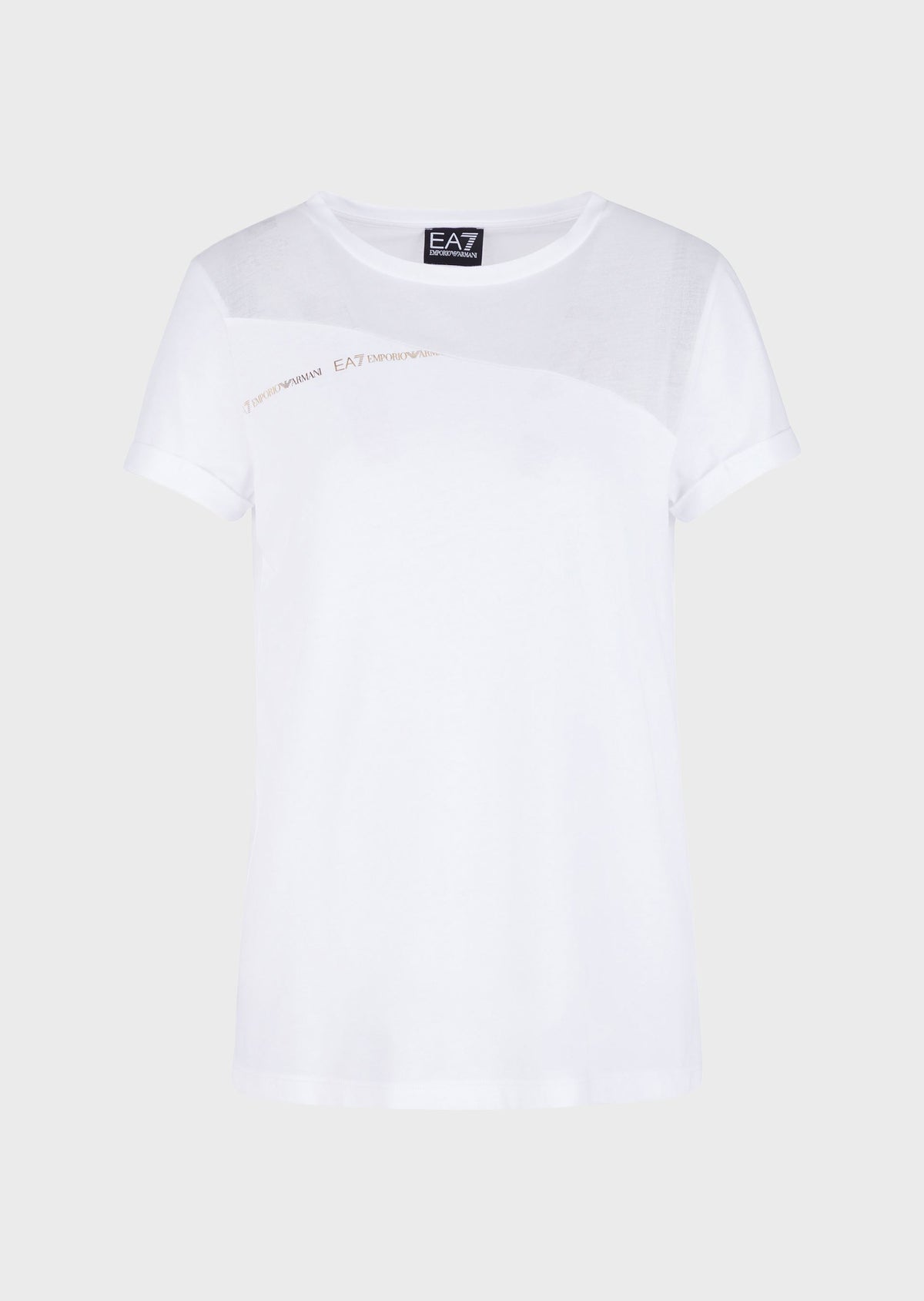 Ea7 emporio armani t-shirt girocollo donna