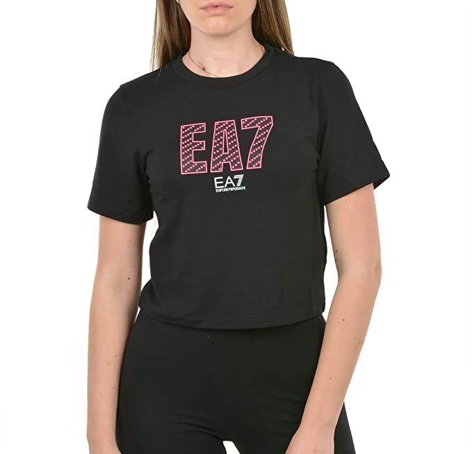 Ea7 Emporio Armani t-shirt cropped donna